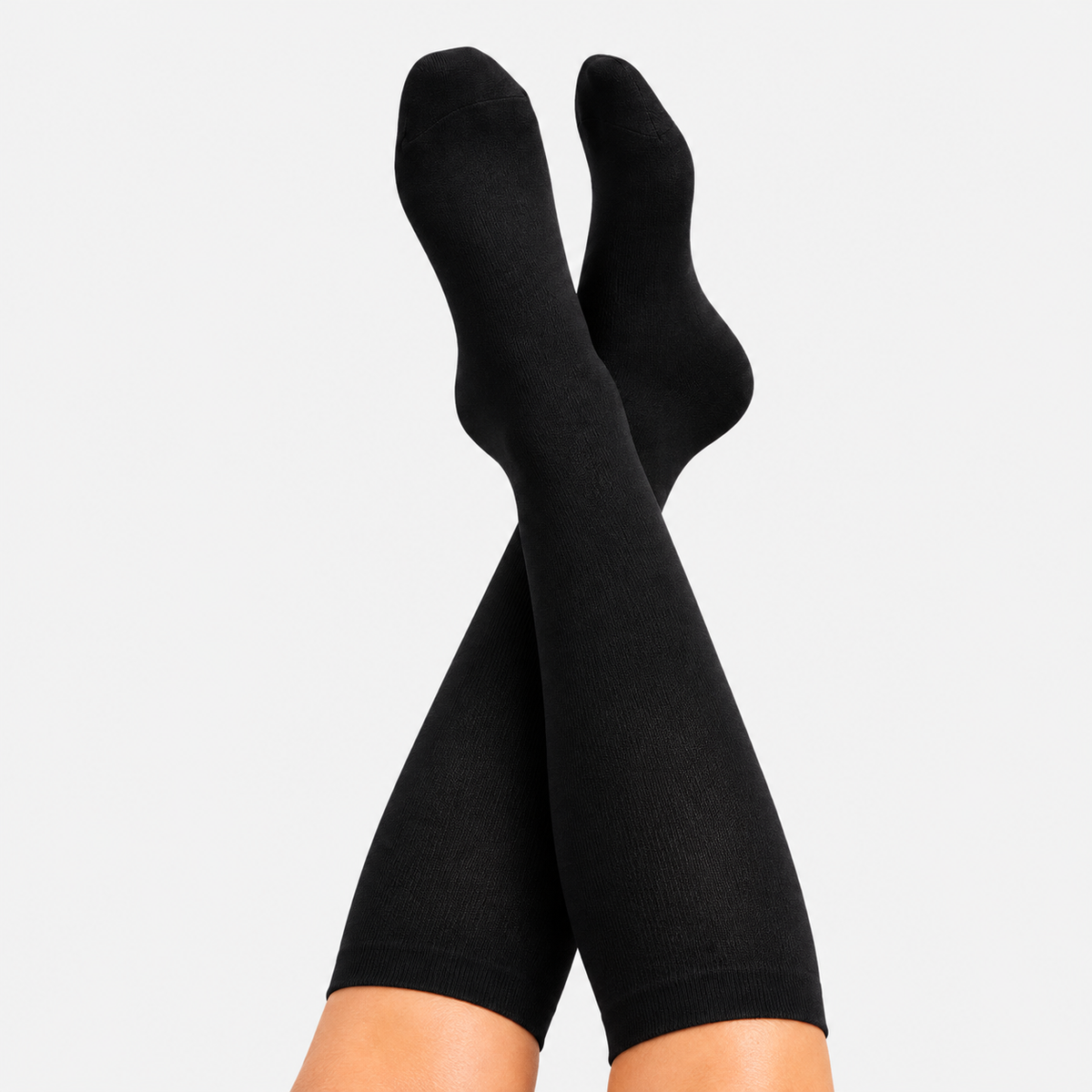 Bamboo Black Compression Socks