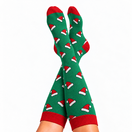 Santa Hats Compression Socks