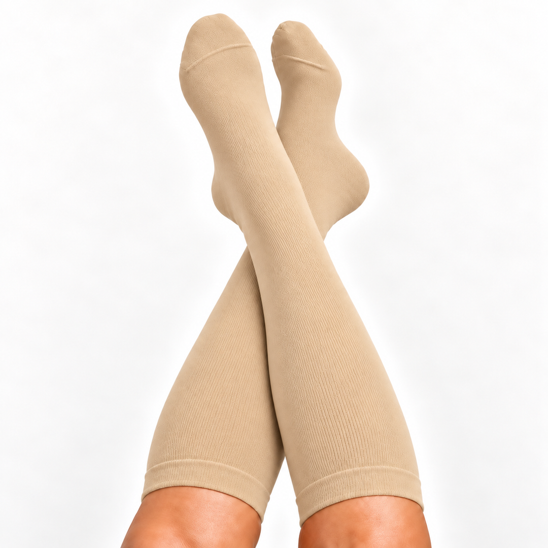 Bamboo Nude Compression Socks