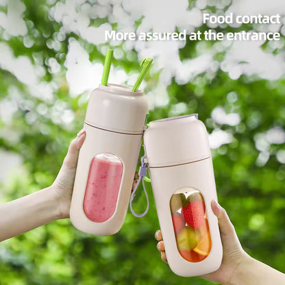 Portable Blender Juicer Cup – Large Capacity, Wireless Rechargeable