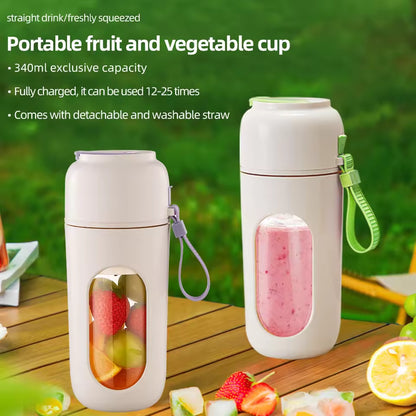 Portable Blender Juicer Cup – Large Capacity, Wireless Rechargeable