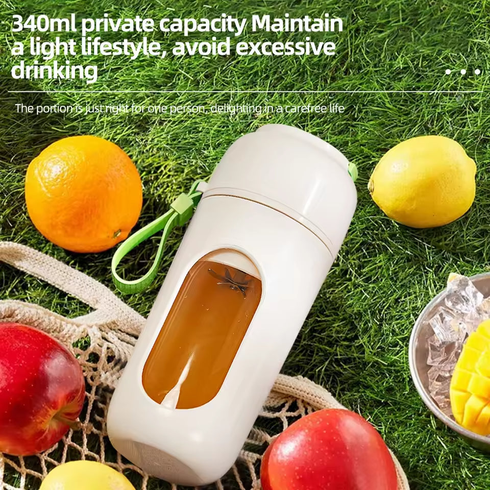 Portable Blender Juicer Cup – Large Capacity, Wireless Rechargeable