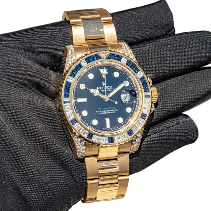 Rolex GMT-Master II 116758SA Yellow Gold Oyster Bracelet 40mm